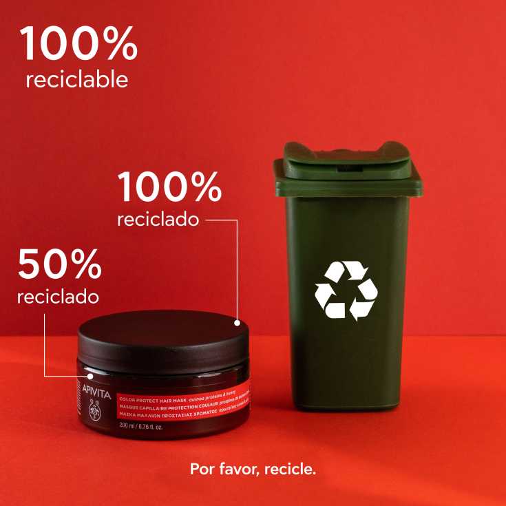 apivita color seal mascarilla capilar selladora del color tarro 200ml