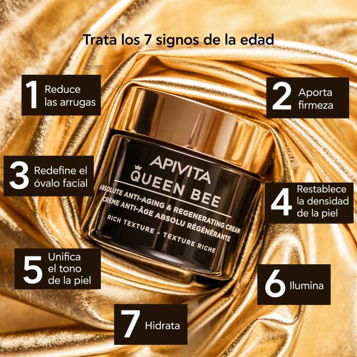 apivita queen bee crema dia rica regeneradora antiedad 50ml