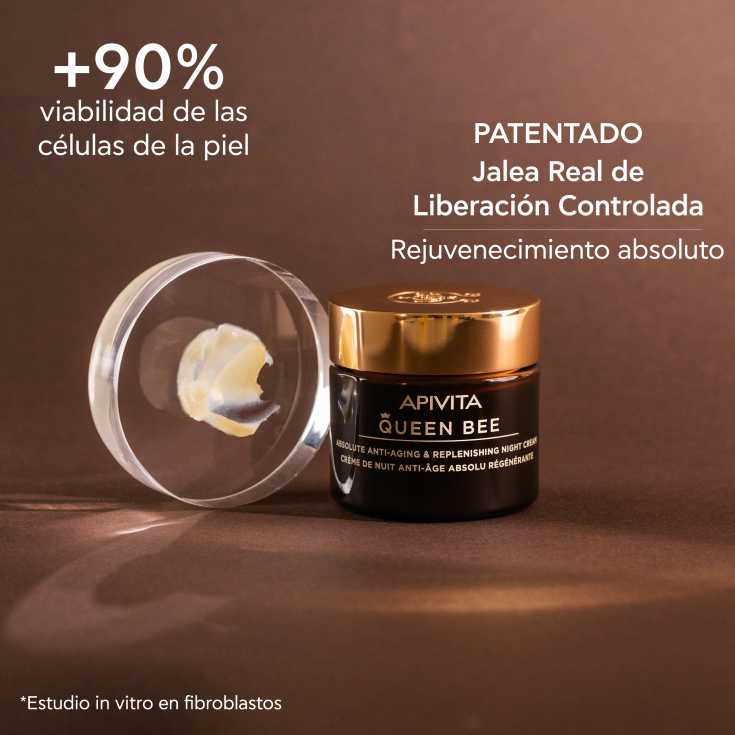 apivita queen bee crema de noche reconstituyente antiedad 50ml