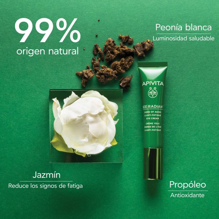 apivita bee radiant crema contorno de ojos antiedad 15ml