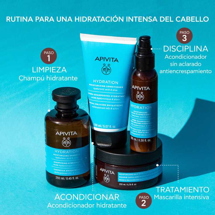 apivita acondicionador hidratante sin aclarado 100ml