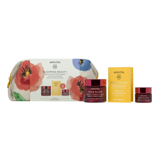 apivita blooming beauty beauty wine elixir rica 50ml set 4 piezas