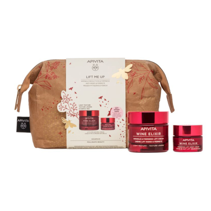apivita lift me up wine elixir neceser 2 piezas apivita lift me up wine elixir neceser 2 piezas