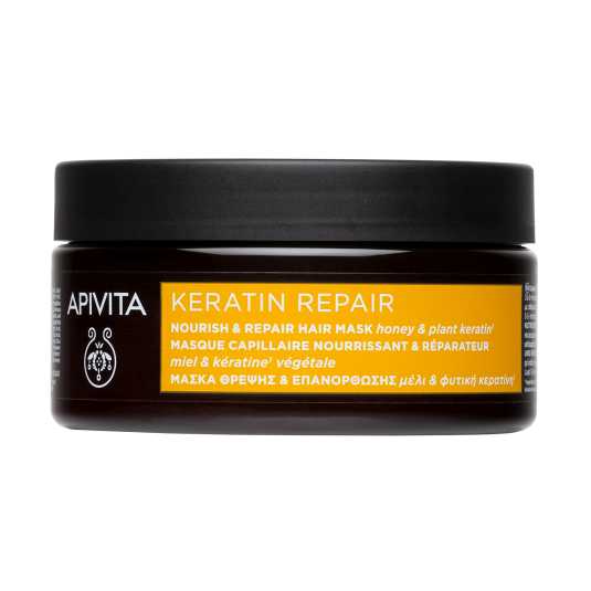 apivita mascarilla capilar keratin repair nutritiva & reparadora con miel y queratina vegetal