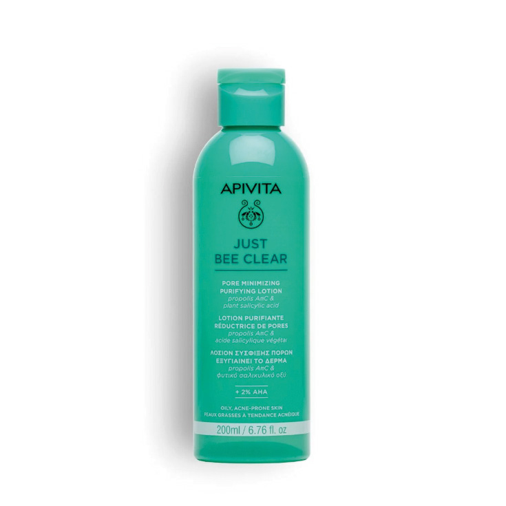 apivita just bee clear locion minimizadora de poros 200ml apivita just bee clear locion minimizadora de poros 200ml