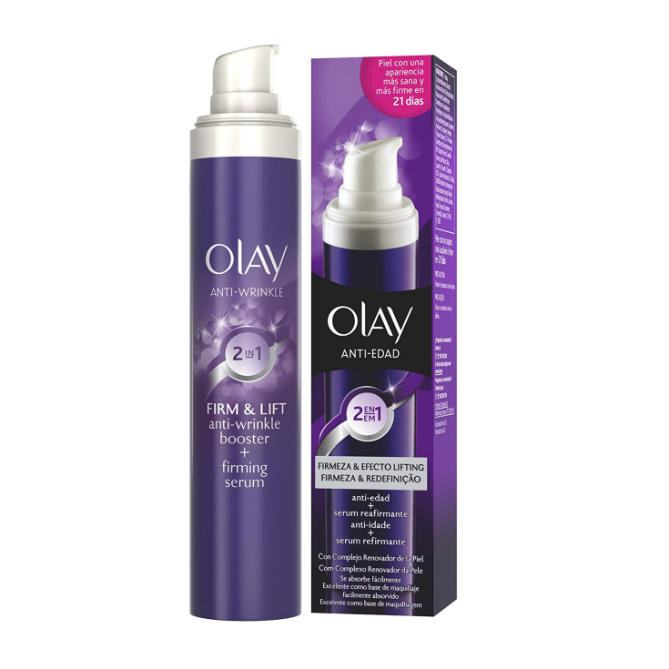 olay anti-edad firmeza & efecto lifting 2en1 serum+crema dia 50ml olay anti-edad firmeza & efecto lifting 2en1 serum+crema dia 50ml