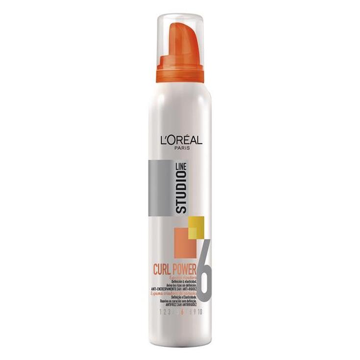 studio line curl power espuma rizadora 200ml