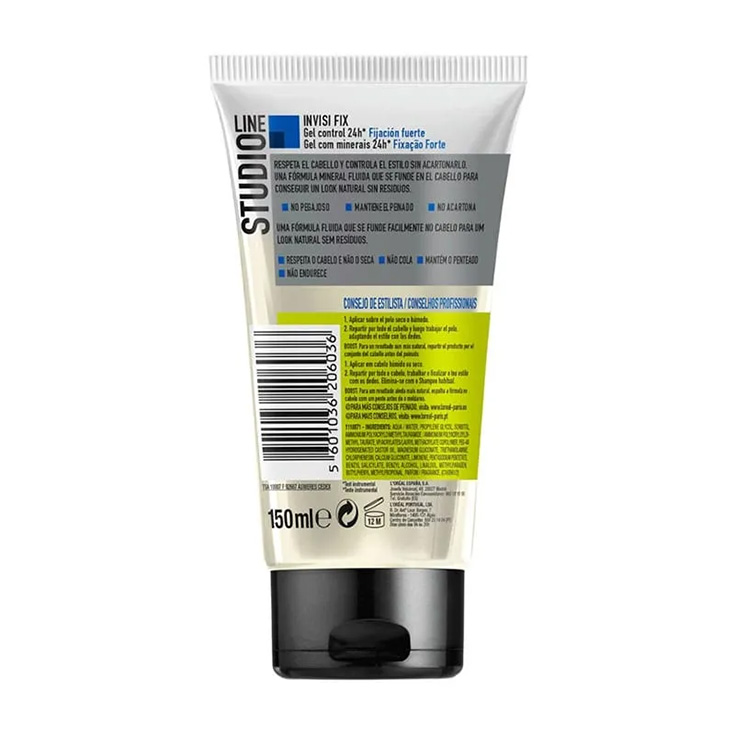 studio line invisi fix gel fundente fijacion fuerte 150ml