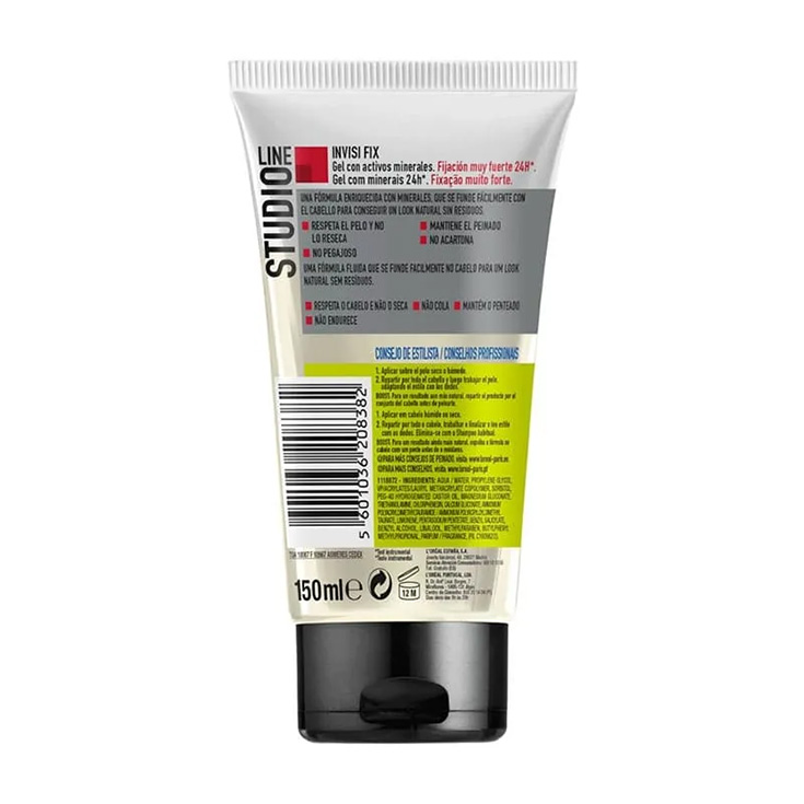 studio line invisi fix gel fundente fijacion extra fuerte 150ml
