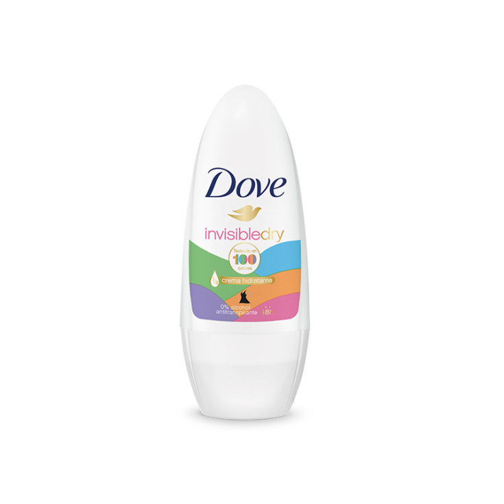 dove invisible dry desodorante roll-on 50ml. dove invisible dry desodorante roll-on 50ml.
