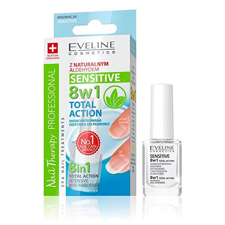 eveline nail therapy 8en1 sensitive tratamiento de uñas acondicionador uñas debiles 12ml eveline nail therapy 8en1 sensitive tratamiento de uñas acondicionador uñas debiles 12ml