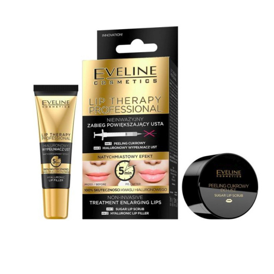 eveline cosmetics hyaluron lip push-up serum duo tratamiento labial voluminizador