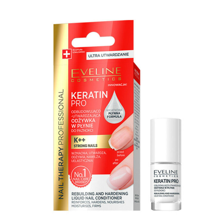 eveline cosmetics nail therapy professional tratamiento de uñas reafirmante 5ml