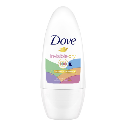 dove invisible dry desodorante roll-on 50ml.