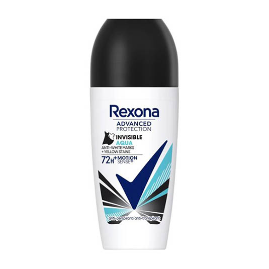 rexona invisible aqua desodorante roll-on 50ml