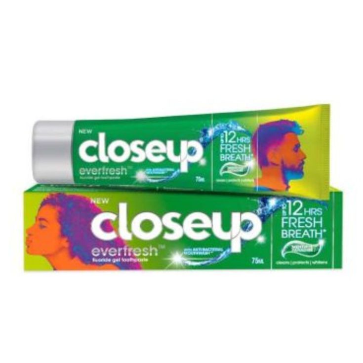 close-up everfresh gel dentifrico menthol paradise 90g