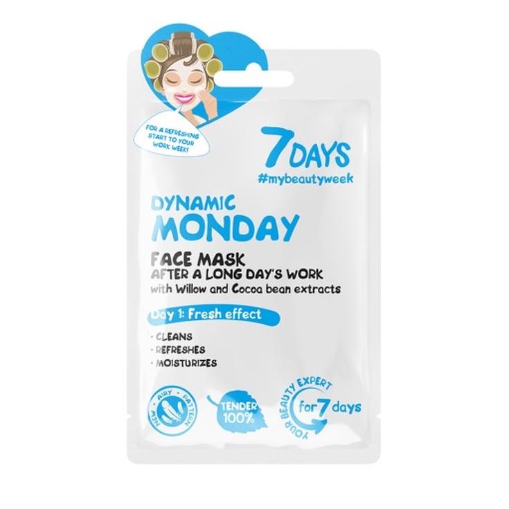 7days dia 1 dynamic monday mascarilla facial 28g 7days dia 1 dynamic monday mascarilla facial 28g