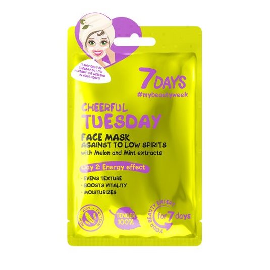 7days dia 2 cheerful tuesday mascarilla facial 28g