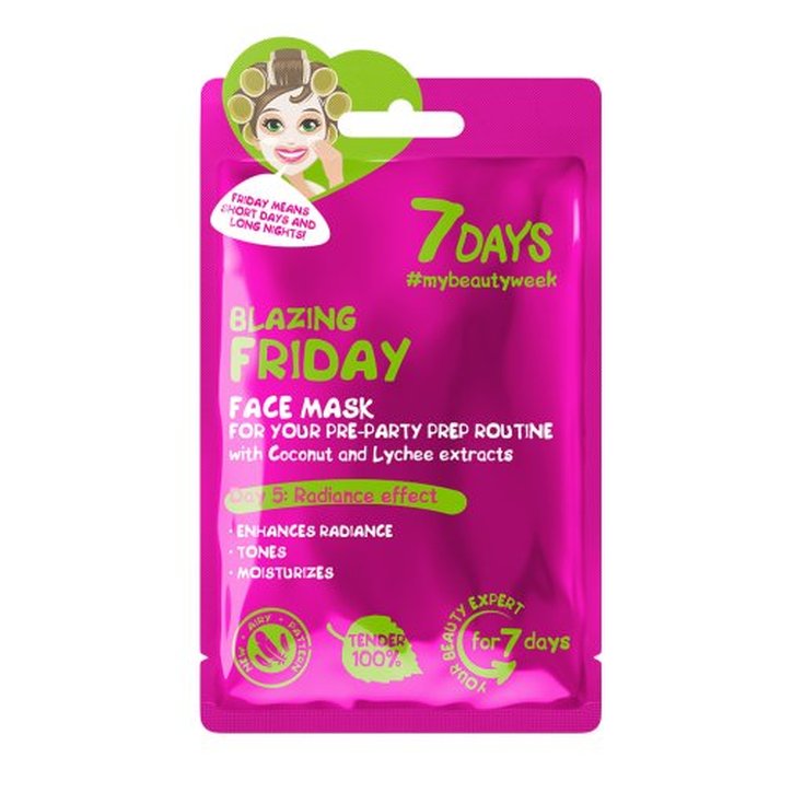 7days dia 5 blazing friday mascarilla facial 28g 7days dia 5 blazing friday mascarilla facial 28g