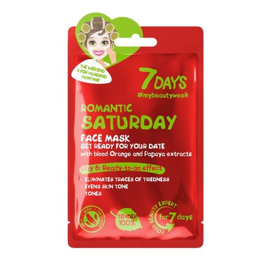 7days dia 6 romantic saturday mascarilla facial 28g