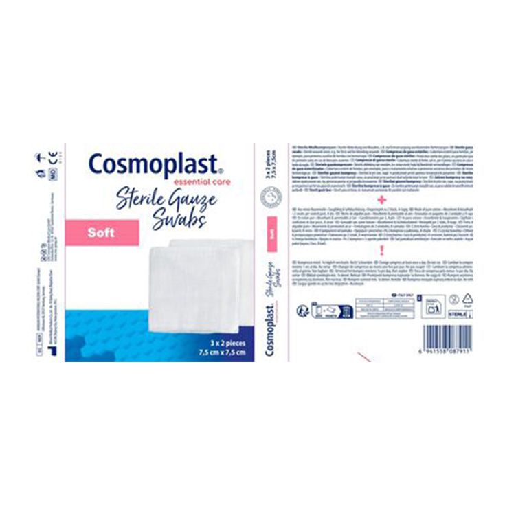 cosmoplast gasas esteril 6 u.