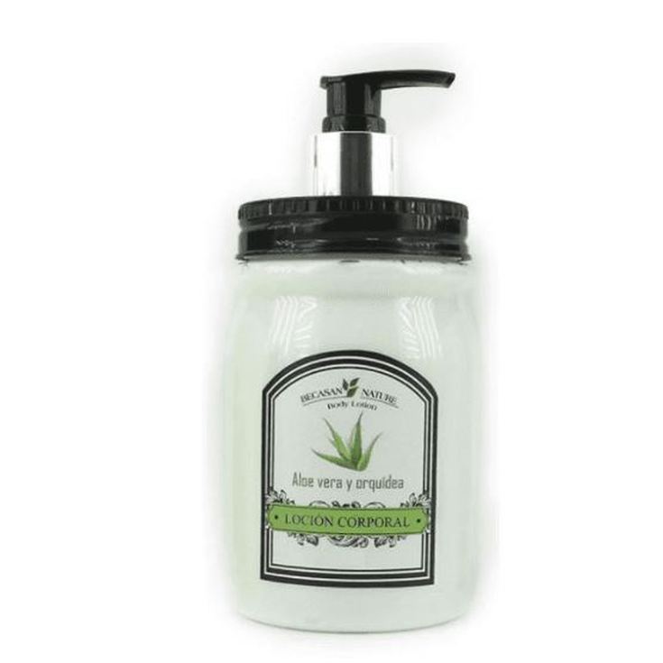 becasan locion corporal aloe vera y orquidea dosificador 360ml becasan locion corporal aloe vera y orquidea dosificador 360ml