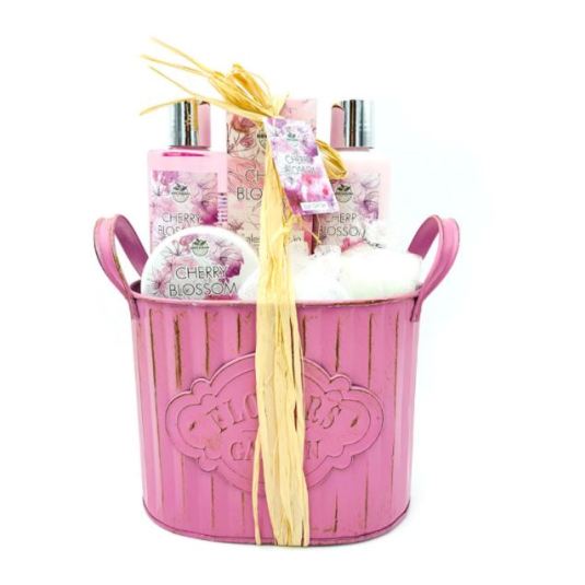 cesta de baño metalica con asas cherry blossom 6 piezas cesta de baño metalica con asas cherry blossom 6 piezas