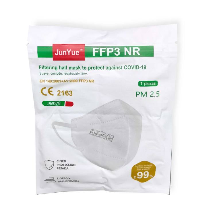 mascarilla ffp3 nr protectora desechable con espuma nasal 1 unidad mascarilla ffp3 nr protectora desechable con espuma nasal 1 unidad