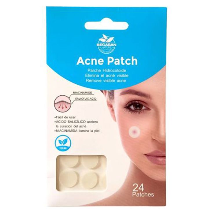 becasan parche anti-acne 24 unidades