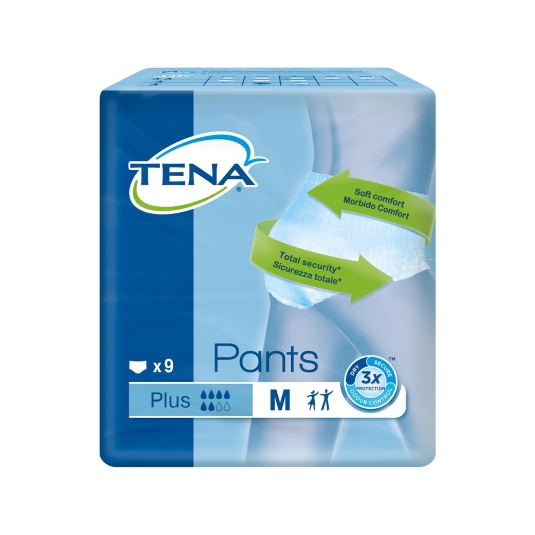 tena pants plus unisex medium 9uds