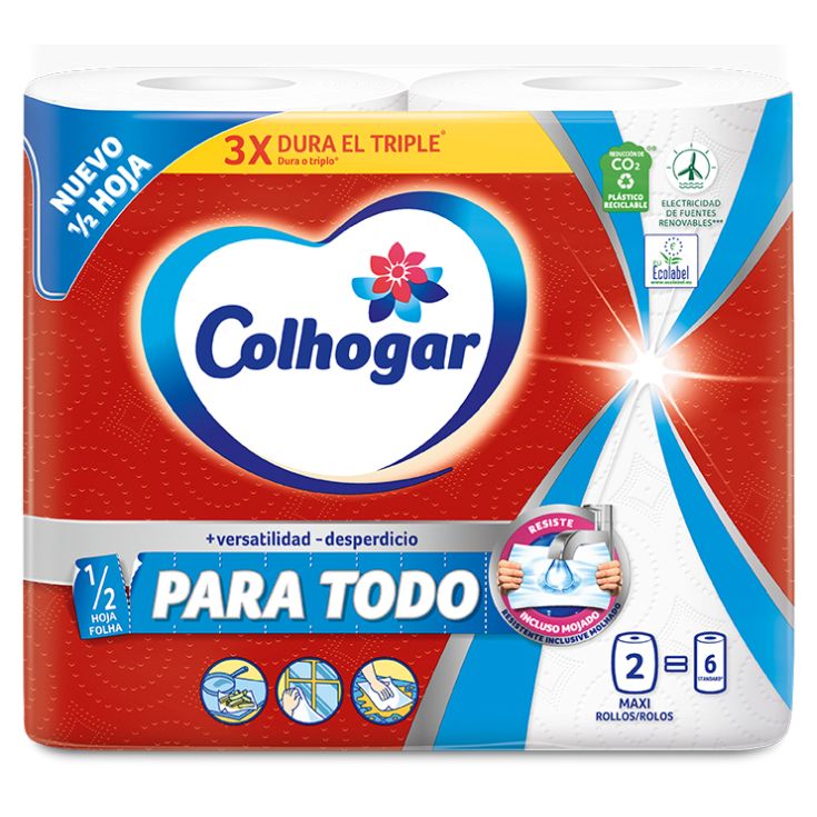 Papel Higiénico Colhogar Rosa (pack 4