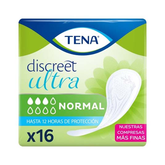 tena discreet extra compresas 10 unidades - delaUz