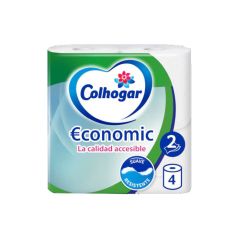 colhogar papel higienico economic 4 rollos 