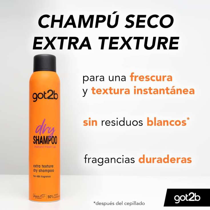 schwarzkopf got2b champu seco extra textura 200ml