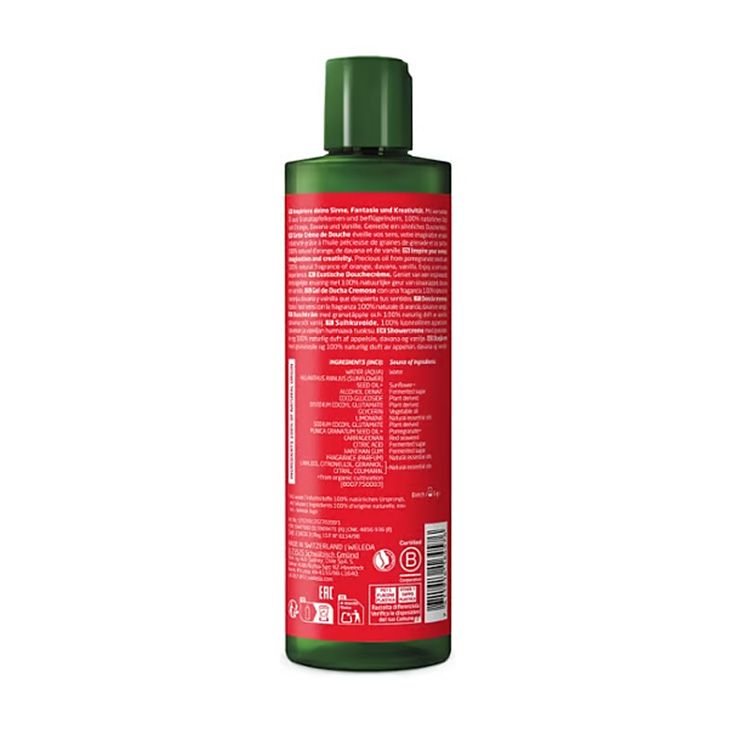 weleda gel de ducha cremoso granada 400ml