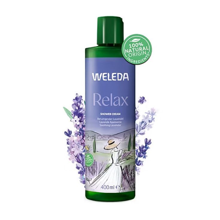 weleda gel de ducha cremoso lavanda 400ml