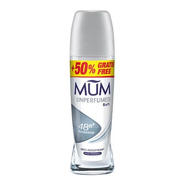 mum desodoranre sin fragancia roll-on 50+25