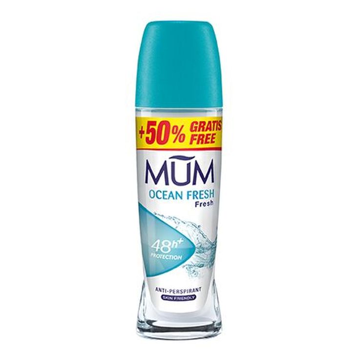 mum ocean fresh desodorante roll-on 50+25ml