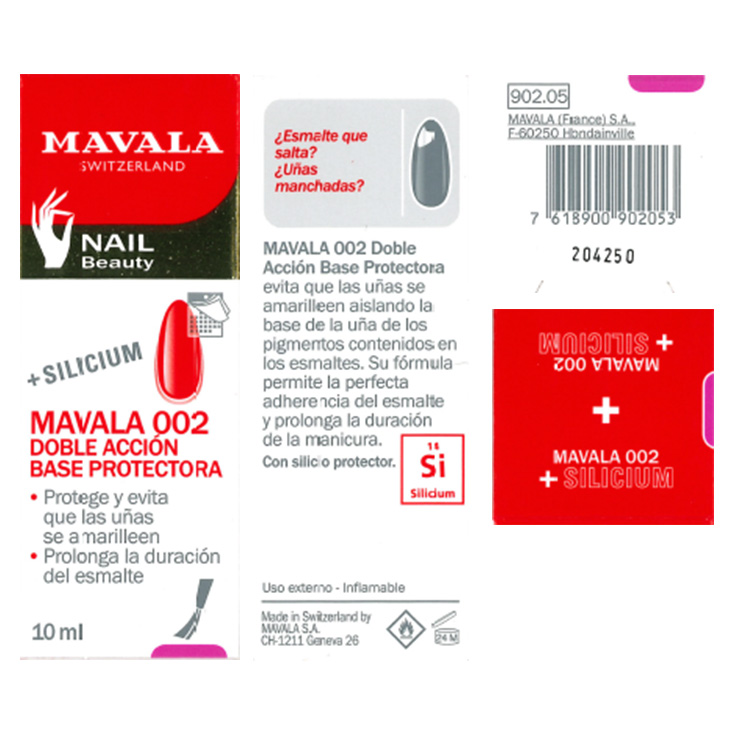 mavala base tratante 002 uñas 10ml