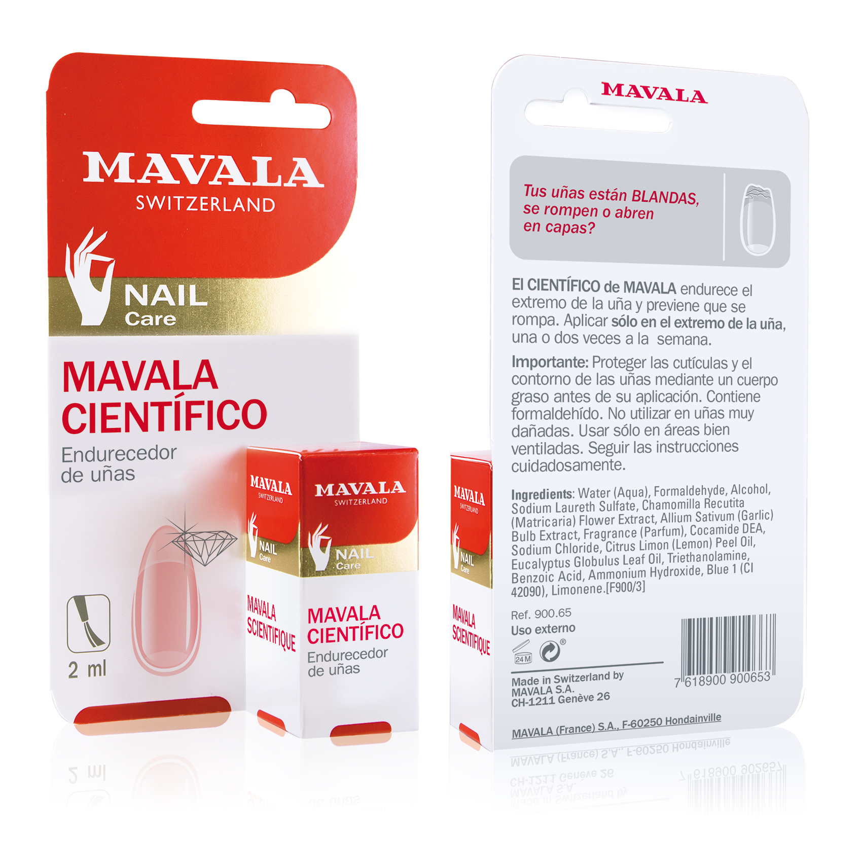 mavala cientifico k+ endurecedor de uñas 2ml