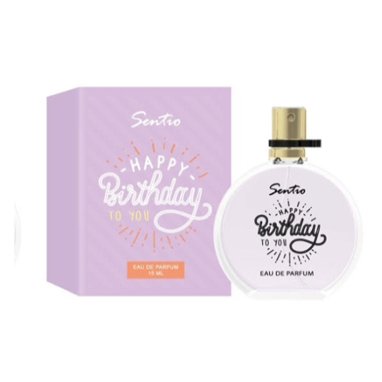 sentio happy birthday mini perfume mujer 15ml