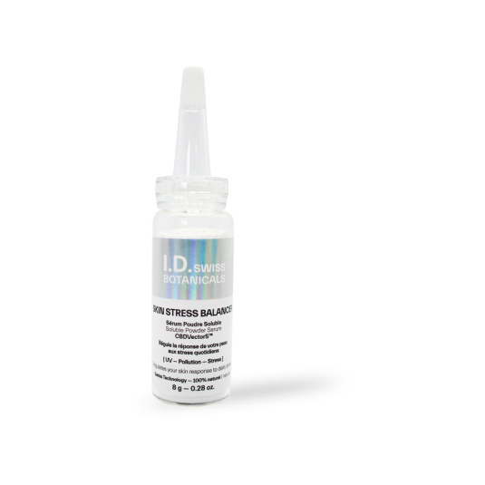 i.d. swiss botanicals skin stress balancer serum en poudre 10g