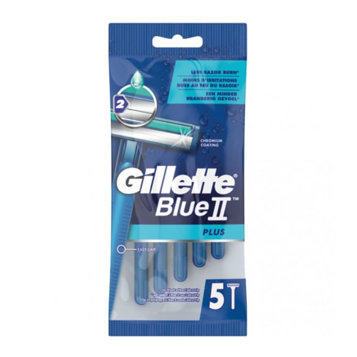 gillette blue ii plus maquinilla afeitar desechable 5 unidades