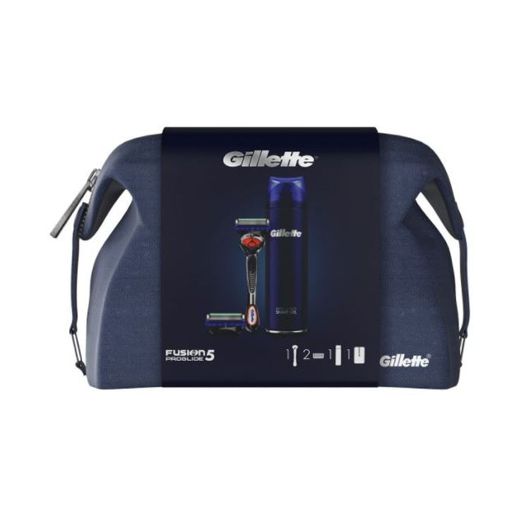 gillette fusion 5 proglide set afeitado + neceser gillette fusion 5 proglide set afeitado + neceser