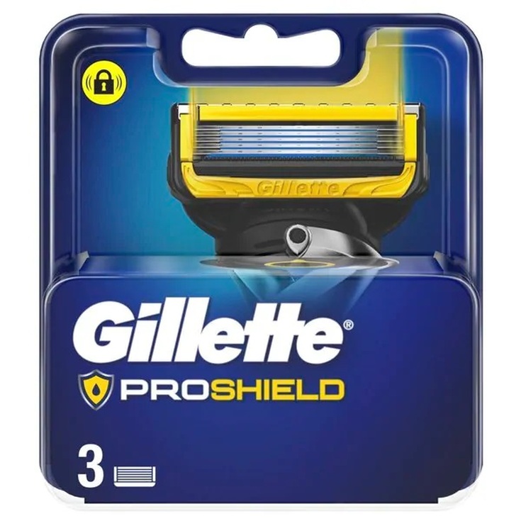 gillette fusion proshield chill recambios 3 unidades