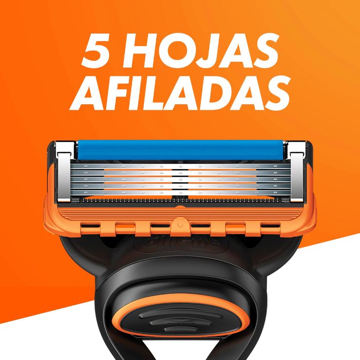 gillette fusion5 maquinilla cuchillas afeitar 4 recambios