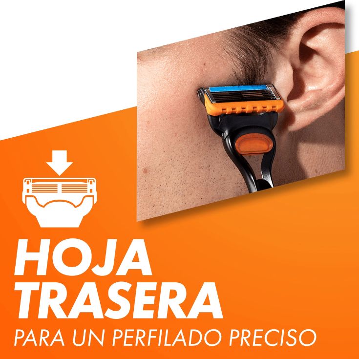 gillette fusion5 maquinilla cuchillas afeitar 4 recambios