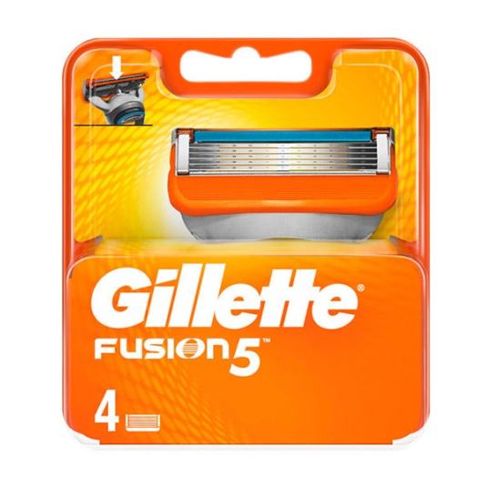 gillette fusion5 maquinilla cuchillas afeitar 4 recambios