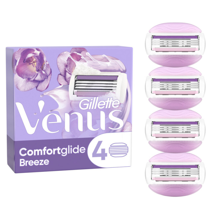 gillette venus breeze recambios de maquinilla para mujer 4 unidades gillette venus breeze recambios de maquinilla para mujer 4 unidades