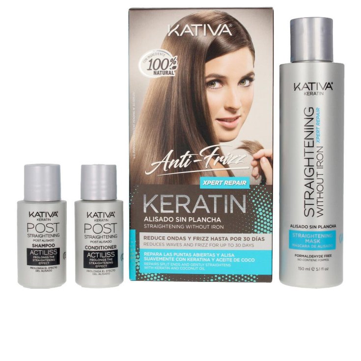 kativa keratin anti-frizz alisado sin plancha repara puntas 30 dias